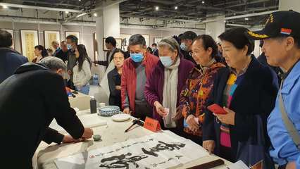 西安清華校友筆會(huì)暨清美藝術(shù)研究院書畫作品展開幕